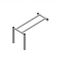 Pieds de bureau exécutif, base de table d'ordinateur pour villa, cadre métallique moderne pour bureau