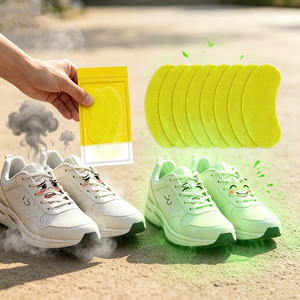 Patchs désodorisants pour chaussures en tissu non tissé OEM ODM à la <span class=keywords><strong>citronnelle</strong></span> pour le contrôle des odeurs de pieds en camping et en voyage - Product Image 6