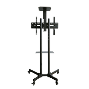 Support de télévision mobile robuste en acier <span class=keywords><strong>NB</strong></span>, réglable en hauteur de 32 à 65 pouces, avec rotation à 360 degrés, compatible LED/LCD, compatibilité VESA 680x480 mm - Product Image 3