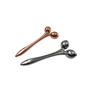 2024 nouveau <span class=keywords><strong>Mini</strong></span> lifting du visage 3D rouleau de visage en alliage de Zinc outil de soin de la peau pour le Massage du visage en métal - Product Image 4