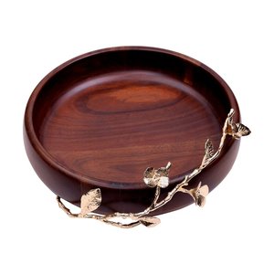 Tazón de madera ecológico con logotipo personalizado, clásico, pulido, de 200 ml, para servir café, comida, al mejor precio. - Product Image 1