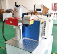 Machine de marquage laser UV volante à caméra CCD 5W CNC refroidie par air avec prise en charge DXF/PLT/AI/DWG pour marquage 3D haute vitesse