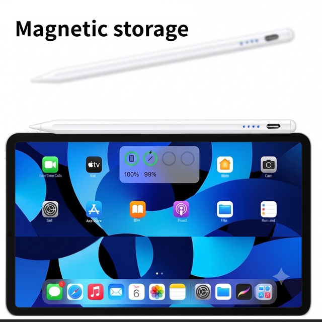 2259 Budget Active Pencil for iPad with Palm Rejection Tilt Magnetic Quick Charge 8hr Battery 150Day Standby Wholesale OEM