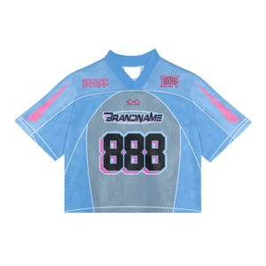 Magliette Vintage da Calcio Americano per Giovani, Stampa di Lusso a Sublimazione, Jersey Oversize Casual in Rete - Product Image 5