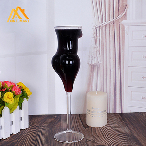 Transparent sexy wine glasses human body glasses champagne glasses home party decoration bar accessories