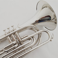 BB Brass Alto Trombone Nickel Silver Alloy Band Instrument Descending B-KEY Marching Bass Horn Plastic Brass Made for Musicians