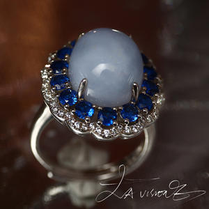 Anillo de Plata 925 con Incrustaciones de Cristal y Piedras de Imitación de la Serie Otherworld para Mujer - Product Image 4