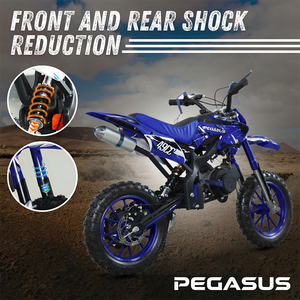 Minimoto de Gasolina de 2 Tiempos Automática de Alta Calidad, Certificada por la CE, para Niños, con Tracción de Cadena y Frenos de Disco, 35 km/h - Product Image 4