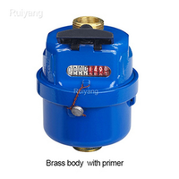 Wholesale Brass Body Volumetric Rotary Piston Water Meter Digital Water Meters