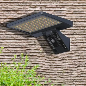 太阳能庭院灯户外防水IP65运动传感器太阳能传感器壁灯