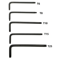 Kunci L Torx PLUS Lengan Pendek untuk Soket IP Sekrup Torx