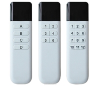 Télécommande 433Mhz/512Mhz avec écran LCD/OLED personnalisée pour porte et rideau électrique Télécommande de porte de garage