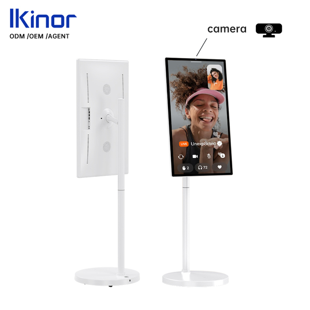 Ikinor 21.5" Smart Portable TV with 180mm Rotatable Screen 10-Point Touch Full HD 1080p Wireless for Home Live Streaming