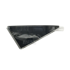 Volkswagen Fog Light Cover Triangular <b>Plate</b> Black ABS Trim Piece Driver Left Passenger Right 6RD941777 6RD941778 - Product Image 1