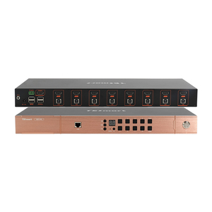 TESmart 8 Port HDMI <strong>KVM</strong> Switch 4K 30HZ Support Auto-scan EDID Emulators USB 2.0 Hotkey <strong>IP</strong> RS232 Control Server <strong>KVM</strong> Console - Product Image 1