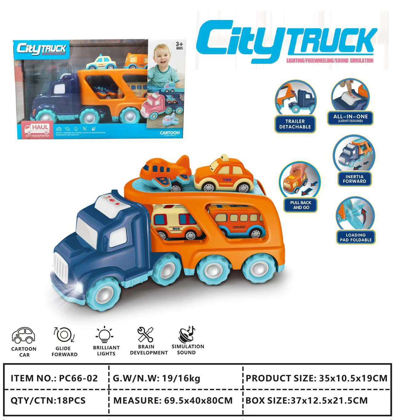 Transporteur de tracteur à deux étages 6602 - bleu