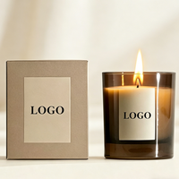 Boîte cadeau de luxe en papier rigide avec logo personnalisé, écologique, imperméable, imprimée quadricolore, pour bougies, avec fenêtre découpée en éponge et protection UV