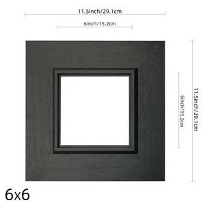 <strong>Black</strong> European Handmade Eco-Friendly Embossing Printing Wood Oil <strong>Frame</strong> 50x25mm Photo Poster Prints Custom Logo Low MOQ Fast - Product Image 4