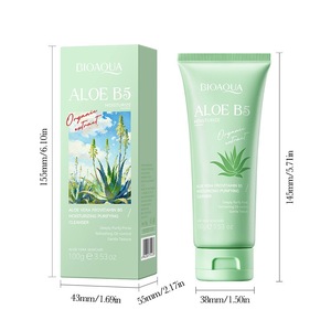 Limpiador Purificante <span class=keywords><strong>BIOAQUA</strong></span> Aloe B5 100g, <span class=keywords><strong>Espuma</strong></span> Rica, Elimina Residuos de Maquillaje, Controla la Grasa, No Reseca, Hidratante - Product Image 4