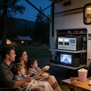 500W 504Wh Ternary Lithium Battery Portable Power Station MPPT Pure Sine Wave Mobile Grid <b>Mini</b> Solar Panel Powered Generator - Product Image 5