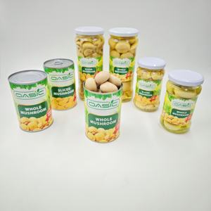 بيع بالجملة الخضروات الغذائية المعلبة الفطر كامل/شرائح/قطع وينبع في محلول ملحي - Product Image 5