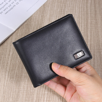 Dompet Kulit Asli Pria ODM Warna Hitam, Dompet Lipat Dua Kulit Asli, Banyak Slot Kartu, Kantong Koin, Pabrik Dompet Vintage