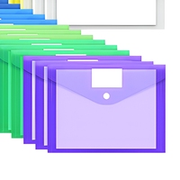 Organisateur de poche, pochette pour documents, sac à dossiers extensible, enveloppes en matériau PP, classeurs à anneaux, classeur à 11 anneaux, modèle YH-077