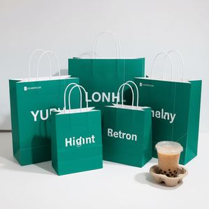 Bolsas de Papel para Tazas de Café, Ecológicas, para Llevar, de Kraft, para Bebidas Calientes, con Personalización de Marca - Product Image 2