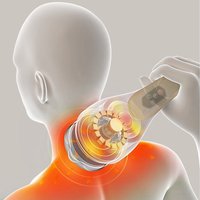 Precio de fábrica, vibración corporal, el más nuevo, inalámbrico, recargable, Multicipital, martillo de masaje, pierna, espalda, relajante muscular para aliviar el dolor