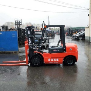 Chariot élévateur CPCD3 HELI d'occasion/chariot élévateur Diesel 3 tonnes 3m/chariot élévateur hydraulique diesel avec levier de vitesse latéral 1-10t disponible - Product Image 2