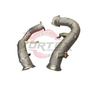 Tubo de Escape Vortex Street Car para Porsche Macan Turbo S 3.0T, Tubo de Flujo Libre Recto, Sistema de Escape con Silenciador - Product Image 4