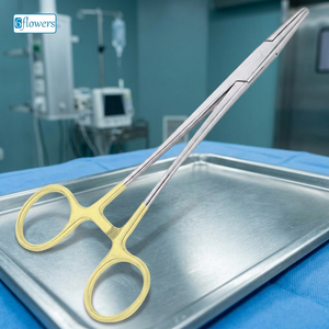 Six Flowers/OEM Porte-aiguille chirurgical F7-254 18cm pour chirurgie générale Certifié CE Classe I Instrument manuel ISO 2015 - Product Image 2