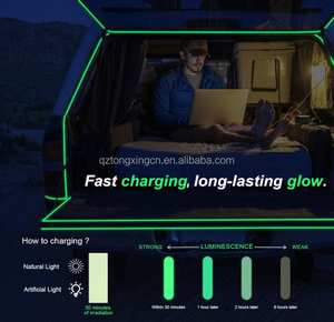 2-10HOURS LONG GLOWING Photoluminescent Film Manufacturer Customized Home Flexible Sticker <strong>Colorful</strong> Engraving <strong>COLORFUL</strong> INTENSITY - Product Image 4