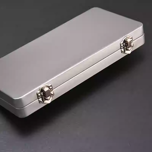 קופסת פח מלבנית עם אבזם מנירוסטה בדרגת מזון - קופסת פח קטנה לאחסון כלים וברגים - Product Image 3