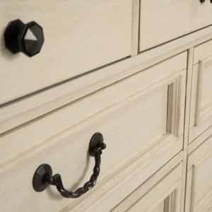 <b>Retro</b> Wooden Storage <b>Sideboard</b> with 6 Drawers Simple Design for Dining Kitchen or Hotel White Color Home Furniture - Product Image 4