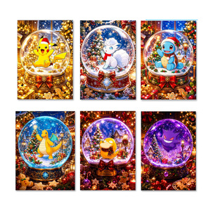 PY <span class=keywords><strong>Poki</strong></span> Tarjetas 3D Grabadas Edición Limitada, Suministros para Caja Sorpresa, Juego de Cartas, Tarjetas Decorativas de Anime Kawaii, Tarjetas para Máquina Expendedora, Booster - Product Image 2