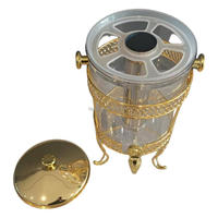 Distributeur de jus de luxe en acier inoxydable 8L plaqué or pour buffets d'hôtel et événements de mariage – Jus frais, limonade, thé glacé