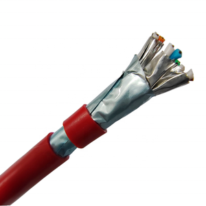<span class=keywords><strong>BC</strong></span> o CCA SFTP Cable de red de doble blindaje 4 pares 23AWG Cat6A LSZH Jacket Lan Cable - Product Image 5