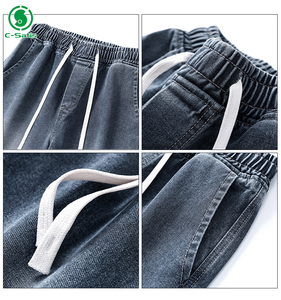 <span class=keywords><strong>Jeans</strong></span> stile americano su misura da uomo pantaloni lunghi larghi sbiaditi a <span class=keywords><strong>gamba</strong></span> <span class=keywords><strong>larga</strong></span> aderenti in vita per Casual da esterno - Product Image 5