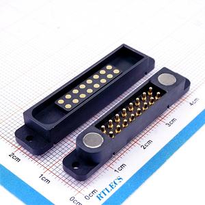 Пружинный ПОГО штырь позолоченный Магнитный контактный разъем, разъем для передачи данных, 16 контактов - Product Image 2