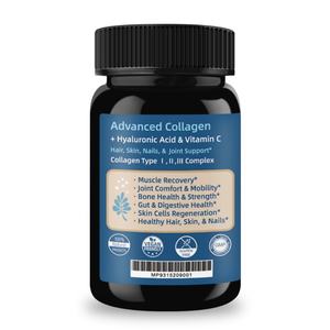 Collagène avancé à succès avec acide hyaluronique et vitamine C pour la santé des cheveux, de la peau, des ongles et des articulations - Product Image 6