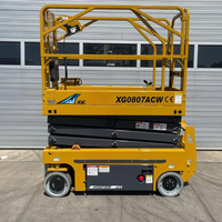 En iyi fiyat XG0807ACW kaldırma yüksekliği hidrolik Mini makaslı kaldırma Dubai satılık