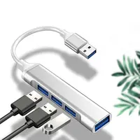 USB C 허브 3.0 3.1 유형 C 4 포트 멀티 USB 분배기 어댑터 OTG 화웨이 Xiaomi 레노버 맥북 PC 컴퓨터 액세서리