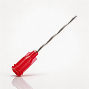 Liscoe Embout de distribution à pointe arrondie de 1,5 pouce, calibre <span class=keywords><strong>25G</strong></span>, en acier inoxydable, avec raccord Luer Lock en plastique pour <span class=keywords><strong>seringue</strong></span> (non médical) - Product Image 1