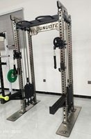 Ensemble d'équipements d'entraînement complet personnalisé pour usage commercial et domestique, pour musculation de la poitrine et des bras, avec pieds en acier multifonctionnels, pour utilisation avec chargeur compact.