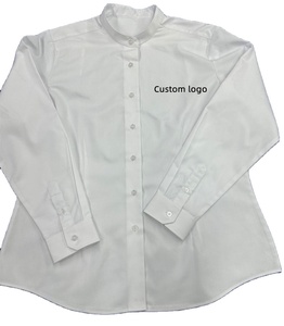 Personnalisé Hôtel Restaurant Café Gâteau Serveur Serveuse À Manches Longues À Manches Courtes Uniforme Chemise Personnel D'attente Chemise pour Unisexe - Product Image 2