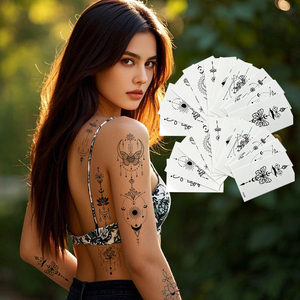 All'ingrosso personalizzato Sexy Body Art collo posteriore del tatuaggio adesivi di lusso di lunga durata braccio impermeabile Led finto tatuaggio temporaneo - Product Image 1