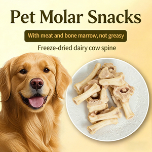 Friandise <span class=keywords><strong>à</strong></span> mâcher pour chiens, très vendue, de haute qualité, en <span class=keywords><strong>os</strong></span> de bovin lyophilisé, avec viande et <span class=keywords><strong>moelle</strong></span> osseuse, pour le nettoyage naturel des dents - Product Image 5