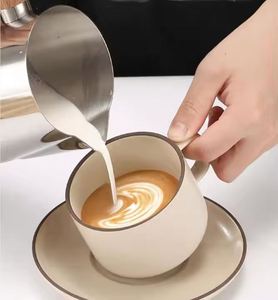 Carafe en acier inoxydable 304 de haute qualité, pot à latte, pichet à mousse de lait, ensembles pour café et thé - Product Image 2