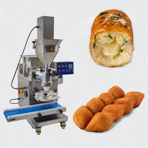 Küçük işletmeler için küçük Croquette börek hazırlama makinesi çerezler dolum makinesi kukuyapma makinesi